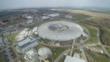 Aerial view of Diamond Light Source