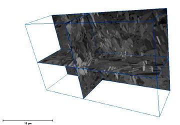 3D figure showing BSE images of Zr-Nb Alloy 3D figure showing BSE images of Zr-Nb Alloy