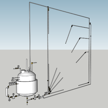 Water test bed Image of water test bed